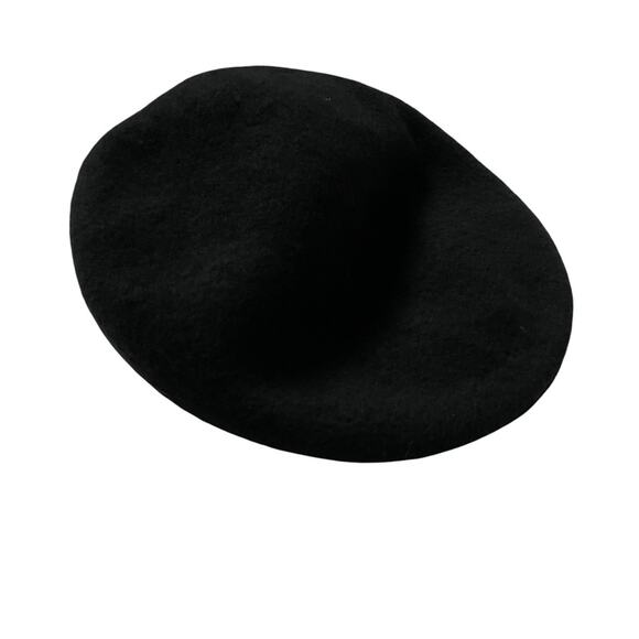 Vintage Wool Driving Cap Hat Made in Hong Kong Black GUC main image 6